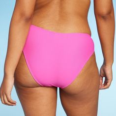 Cheeky bikini bottom from Wild Fable™ in a solid hue. Made from soft fabric with spandex for stretchy comfort in and out of the water. Low-rise cut with high leg for a chic look. If you're not satisfied with any Target Owned Brand item, return it within one year with a receipt for an exchange or a refund. Wild Fable™: A look for every story. Trendy Seamless Bottoms For Beach Season, Trendy Solid Color High-cut Leg Swimwear, Trendy Seamless Bottoms For Vacation, Trendy High-cut Leg Swimwear For Pool, Trendy Stretch Swimwear With High-cut Leg, High-cut Leg Swimwear, Solid High-cut Leg Bottoms For Beach Season, Vacation Bottoms With Contoured Waistband, Vacation Bottoms With Contoured Waistband In Solid Color