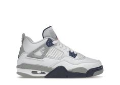 Check out the Jordan 4 Retro Midnight Navy (GS) available on @StockX Jordan 4 Midnight Navy, Exclusive Sneakers, Jordan Sneakers, Sneakers Adidas, Jordan 4 Retro, Air Jordan 4, Air Jordan 4 Retro, Hot Sneakers, Retro Sneakers