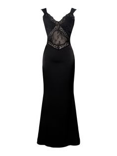 Say hello to Camila, a dreamy black satin and lace maxi slip dress designed for your special moments. This elegant piece boasts a slightly flared mermaid silhouette, with ruched satin straps that can be worn on or off the shoulder. The bodice features a flattering fit with ruched cups, and a sheer lace diamond-shaped panel at the center front. Intricate black lace trimming runs throughout the front of the bodice for an added touch of sophistication. The back showcases sheer lace panels at the ba Dress With Diamond Straps, High Waist Long Skirt, Tie Dye Jumpsuit, Duchess Satin, Black Tie Affair, Black Satin Dress, Maxi Dress Cocktail, Maxi Slip Dress, Luxury Weddings