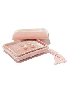 Find SOPHIE BILLE BRAHE Velvet Jewellery Box on Editorialist. rose pink silk velvet effect tassel detail matching lid Sophie Bille Brahe Jewelry Box, Sophie Bille Brahe, Silk Velvet, Pink Silk, Rose Pink, Nike Dunks, Room Inspiration, Pink Roses, Derby