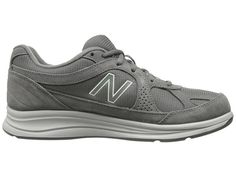 New Balance MW877 Men's Shoes Grey Slip-resistant Gray Sneakers For Jogging, Functional Round Toe Walking Sneakers, Functional Round Toe Sneakers For Walking, Sporty Mesh Running Shoes For Walking, Slip-resistant Lace-up Walking Shoes For Errands, Gray Mesh Walking Shoes For Sports, Gray Mesh Walking Shoes For Running Errands, Low-top Running Shoes With Branded Insole For Walking, Athletic Fit High-top Walking Shoes For Light Sports