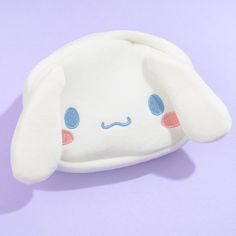 Store all your coins in this kawaii and fluffy coin purse! It features Cinnamoroll's face with pop out ears and a zipper closure to keep your coins secure. Cute White Coin Purse For Daily Use, Cute White Pouch Coin Purse, Cinnamon Roll Sanrio Stuff, Cinnamoroll School Bag, Cinnamoroll Purse, Kawaii Coin Purse, Kawaii Daily Use Coin Purse, Kawaii Coin Purse Pouch For Daily Use, Sanrio Fashion