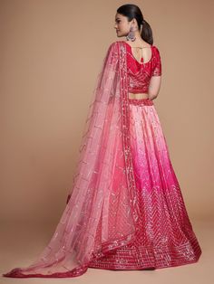 Add a touch of elegance and charm to your ethnic wardrobe with our gorgeous pink sequins chinon bridesmaid lehenga choli with a dupatta. Crafted from high-quality chinon material in a beautiful pink color, this stunning ensemble features intricate zig-zag sequin work that adds a touch of sparkle and glamour. The semi-stitched lehenga can fit up to 42 inches and has a 3-meter flair, while the choli comes in a similar pink color with matching sequin work. Complete the look with the grey net dupatt Unstitched Pink Party Wear Choli, Pink Dola Silk Dupatta For Party Wear, Unstitched Pink Lehenga For Party Wear, Pink Party Wear Dupatta For Festive Occasions, Pink Floor-length Art Silk Choli, Festive Pink Party Wear Dupatta, Pink Chinon Dupatta For Party Wear, Pink Party Wear Dupatta In Chinon, Pink Dola Silk Party Wear Dupatta