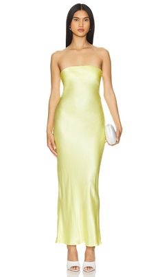 Find SNDYS X Angel Strapless Midi Dress on Editorialist. SNDYS x REVOLVE Angel Strapless Midi Dress in Yellow. - size L (also in M, S, XL, XS, XXL) SNDYS x REVOLVE Angel Strapless Midi Dress in Yellow. - size L (also in M, S, XL, XS, XXL) Satin blend. Imported. Dry clean recommended. Unlined. Hidden side zipper closure. Lightweight fabric. Neckline to hem measures approx 55 in length. SDYS-WD227. SFD607. We want women to feel like they don't need permission to showcase their own style. For us, i Yellow Fitted Strapless Maxi Dress, Fitted Yellow Bandeau Dress, Yellow Strapless Evening Maxi Dress, Strapless Yellow Evening Maxi Dress, Strapless Yellow Maxi Dress For Evening, Chic Yellow Fitted Strapless Dress, Spring Bandeau Maxi Dress For Night Out, Yellow Fitted Strapless Midi Dress, Spring Evening Strapless Bandeau Dress