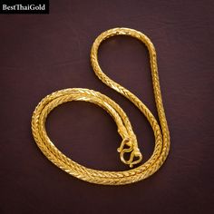 This Shop has a Special Free Gift (Chain) for Every Order. 😊🙏 Item including : 1 x Necklace For : Mens Type : GOLD PLATED over Brass, Nickel free Purity: 96.5% / 24K Surface: Sand Matted Length: ~ 25 inches , Width: ~ 3.5 mm Weight: ~ 41 g Color: Yellow Gold ( slightly +/- from photo ) Handmade from Thailand. Thai gold plating technic really solid and stunning look. Rewarding your life from hard working, match up your dress, or a gift to someone special for you. The Craftsmanship of Thai Jewel Men Gold Necklace, Gold Amulet, Big Snake, Real Gold Chains, Buddha Necklace, Necklace Mens, Mens Necklace, Jewelry Mens, Snake Chain Necklace