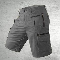 Category:WE-Pants; Season:Summer; Fabric:Cotton Blend; Gender:Men's; Style:Classic,Casual,Fashion; Occasion:Daily,Outdoor,Camping  Hiking; Fit Type:Regular Fit; Function:Wearable; Waistline:Mid Waist; Pattern:Plain; Design:Buttons,Multi Pocket; Pants Type:Shorts,Cargo Shorts,Hiking Shorts,Tactical Shorts; Fly Type:Zipper; Front page:FF; Listing Date:05/17/2024; Production mode:External procurement; Hips:; Length:; Waist:; Pants Length:Short Khaki Short Length Cargo Pants For Outdoor Activities, Khaki Short Length Cargo Pants For Outdoor, Outdoor Short Length Cargo Pants With Multiple Pockets, Khaki Cargo Shorts For Outdoor Work, Outdoor Short Cargo Pants, Short Length Cargo Pants For Outdoor Activities, Summer Hiking Cargo Pants With Cargo Pockets, Summer Cargo Pants With Pockets For Hiking, Summer Hiking Cargo Pants With Pockets