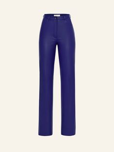 PURPLE KILLA trousers - CULTNAKED Walk In Heels, Posh Clothing, Miranda Priestly, Walking In Heels, Slouchy Pants, Slow Fashion Brands, Tall Girl, Leather Trousers, Top Designer Brands