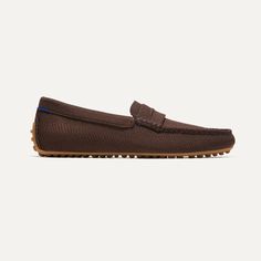 The Driving Loafer in Brown Herringbone | Men’s Slip-on Loafers | Rothy's Mens Driving Loafers, Dad Style, Driving Shoes Men, Mens Loafers, Mule Sneakers, Clog Boots, Dad Fashion, Driving Loafers, Sneaker Slippers