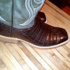 Horse Power Alligator Skin Size 13d Excellent Condition (Only Wore To A Wedding) Black Upper, Black Lower Price Negotiable Man On Horse, Western Boots For Men, Alligator Skin, Wedding Black, Cowboy Western, Western Cowboy Boots, Black Wedding, Wedding Men, Western Boots