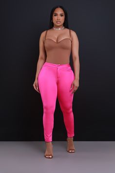 Pink Run, One More Chance, High Rise Pants, Personal Marketing, High Rise, Shapewear, Boutique Clothing, Jumpsuit Dress, Slim Fit