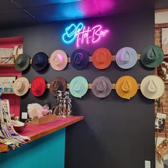 Grab your friends and book your own private party! Our fedora & cowboy hats range from $60-$170. Accessories range from approximately $2-$35. Trucker hats range from $11-$20. Depending on what hat and accents you choose, an average hat usually cost between $75-$185. What's Included: Personal Stylist(s) for all your hat decorating and/or shopping needs: 2-4 people [1.5-2 hours] 5-9 people [2-4 hours] 10-15 people [3-5 hours] Wide range of styles of hats including trucker, fedora and cowboy. Tons Classic Cheap Hats For Western-themed Events, Inexpensive Brimmed Hats For Western-themed Events, Hats Off Party Theme, Patron Hat Party, Hat Bar Display, Trendy Hats For Kentucky Derby Festival, Trendy Flat Brim Hats For Western-themed Events, Adjustable Fun Hat For Western-themed Events, Trendy Hats For Kentucky Derby, One Size Fits Most