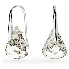 Inspired by nature, these unique pierced earrings evoke two delicate drops of moonlight. Each rhodium plated piece is accentuated with a large beige crystal, expertly cut with Swarovski’s signature Toupie shape. A dangling design that will capture the light every time it moves. Drop Diamond Earrings, Silver Gold Earrings, Pink Watch, Rose Gold Watches, Swarovski Crystal Earrings, Water Droplets, Swarovski Earrings, Diamond Drop Earrings, Body Jewellery