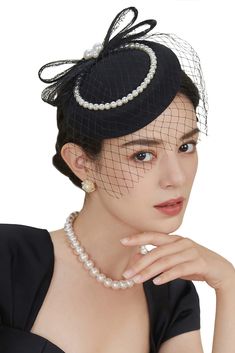 PRICES MAY VARY. Fascinator hat material: Polyester, pearls and veil. Size: This vintage style feather veil headband is free size with hair clip and fits all. This veil fascinator is beautifully decorated with derby hat and shining pearls, which add extra elegance and charming to your vintage look. Features: It is a timeless and elegant fascinator hat, beautifully decorated with pillbox hat, veil and pearls. Occasion: A great mesh net fascinator headband for wedding, tea party, funeral, Cocktail Fascinator With Veil, 1940s Hats, Kentucky Derby Fascinator, Veiled Hats, Derby Hats Fascinators, Derby Fascinator, Women Bride, Fascinator Headband, Feather Fascinators