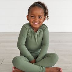 Make cozy memories all fall in these cute Moss Ribbed PJs! Made from buttery soft and stretchy Lunaluxe™ Bamboo, this comfy kids pajama set is designed with extra length to fit up to 3x longer. They won’t want to wear anything else! Made from custom-milled Lunaluxe™ Bamboo that’s gentle on sensitive or eczema-prone skin Seasonless fabric keeps them cool in the summer & cozy in the winter No snaps, buttons or interior tags Long sleeve top with matching pants (Perfect for potty training!) Designed Training Design, Little Sleepies, Kids Pjs, School Collection, Cozy Loungewear, Cute Pajamas, Matching Pants, Sleepwear & Loungewear, Potty Training