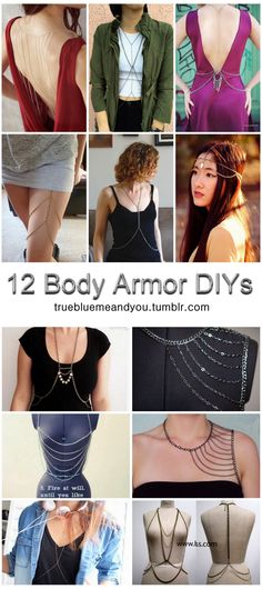 Diy Tumblr, Diy Chain, Wire Wrapping Diy, Body Armor