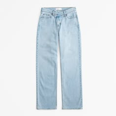 Our classic low rise baggy jeans in a light wash, with crossover waistband detail and a clean hem. This fit features a 8.5” low rise, is slightly relaxed at waist and hips, and eases at the thigh into a baggy, full-length leg shape. We recommend buying your true size for a baggier fit. Size down for a closer fit. This jean is made from our vintage stretch fabric which features both an authentic vintage look and contains slight built-in stretch for additional comfort. College Basics, Lightwash Jeans, Low Rise Baggy Jeans, Low Waisted Jeans, Baggy Jean, Real Christmas, Spring Break Outfit, Clothing Staples, Women's Bottoms