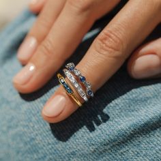 A sleek row of five baguette-cut natural aquamarine gemstones modernizes this striking bar style ring from the Juliette Maison™ collection. Fashioned in 10K rose gold, the bezel set stones make a bold but elevated statement with its minimal design. Modern Blue Rings With Baguette Diamonds, Diamond Solitaire Earrings, Gold Book, Jared The Galleria Of Jewelry, Bar Ring, Bar Styling, Peridot Stone, Citrine Stone, Peridot Gemstone