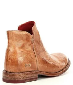 Bed Stu Yurisa Leather Block Heel Western Booties | Dillard's Business Boots With Textured Sole And Closed Toe, Calf Leather Boots With Flat Heel And Leather Lining, Womens Leather Booties, Western Booties, Leather Block Heels, Fall Shoes, Autumn Outfit, Shoe Obsession, Shoes And Boots