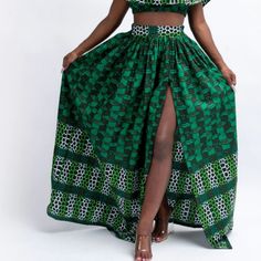 Size S/M Turn Heads When You Arrive In Your Ofuure Maxi Skirt. Crafted From Lightweight Woven Fabric And Decked In A Vibrant African Print, This Skirt Doubles Down On Fun. The Breezy Maxi Skirt With A Side Slit And An Elasticized Back Delivers Extra Wow. Why You’ll Love This Skirt African Print Maxi Skirt2 Side Pocketselastic At The Back100% Cottonside Slitskirt Measures Approximately 46 Inches Can Be Worn With Or Without The Slit!!! Invisible Zipper Slit Allows You To Control The Height Of Your Wax Print Skirt, Skirt African Print, Earth Federation, Black Sequin Skirt, Flare Maxi Skirt, Western Outfits Men, African Print Skirt, High Waist Long Skirt, Chiffon Maxi Skirt