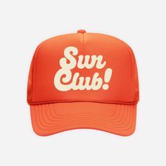 Calling all sun lovers! Soak up some sunshine in one of our UH Sun Club Trucker Hats. Designed with a breathable mesh back and an adjustable strap, this hat guarantees a comfortable fit for all head sizes. Product Details Unisex One Size Fits All Adjustable Strap Made with Love Breathable Snapback Trucker Hat For Summer, Spring Hats With Uv Protection And Curved Visor, Spring Curved Visor Hat With Uv Protection, Summer Snapback Trucker Hat, Summer Trucker Hat With Snapback, Summer Mesh Trucker Hat With Curved Brim, Summer Mesh Baseball Cap, Mesh Baseball Cap For Summer, Spring Sports Mesh Trucker Hat