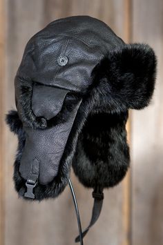 Made from luxurious lambskin leather and trimmed with silky soft rabbit fur, this hat adapts to all conditions. Free shipping   returns. Fur Trapper, Fur Trapper Hat, Fur Hats, Ear Flap Hats, Plaid Quilt, Trapper Hat, Beanie Hats For Women, Trapper Hats, Cool Gear