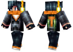 an image of a minecraft male character in different colors and patterns on white background