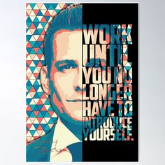 High-quality posters to hang in dorms, bedrooms or offices. Multiple sizes are available. Printed on 185gsm semi gloss poster paper. Additional sizes are available. Harvey Specter Suits Tv show quote. Suits Tv Show, Specter Suits, Harvey Specter Suits, Suits Show, Suits Tv Shows, Suits Series, Suits Tv, Harvey Specter, Tv Show Quotes