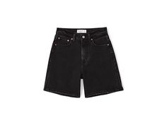 Abercrombie &amp, Fitch Classic 7 Inch Dad Short - Women's Clothing : Black : Look fashionable styling yourself in the Abercrombie Fitch Classic 7 Inch Dad Short. Classic five-pocket construction. Belt loop waist with a buttoned front and a zip-fly closure. Intended to hit at the thighs. 99% cotton, 1% elastane. Machine wash, tumble dry. Imported. Trendy Shorts With Five Pockets, Classic Jean Shorts With Five Pockets, Classic Five Pocket Jean Shorts, Classic Shorts With Five Pockets, Classic Five Pockets Short Length Shorts, Fall Season Jean Shorts With Pockets, Fall Jean Shorts With Pockets, Trendy Mid-rise Shorts With Hip Pockets, High Waist Shorts With Five Pockets For Spring