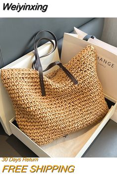 Shipping: Worldwide Express Shipping AvailableDelivery time: 🚚7-15Days Fast ShippingReturns: Fast refund,💯100% Money Back Guarantee.Brand Name: XZANHandbags Type: Shoulder BagsTypes of bags: Shoulder & HandbagsMain Material: StrawLining Material: PolyesterShape: Casual TotePlace Of Origin: HE BEI ProvincePlace Of Origin: HE BEI ProvinceOrigin: Mainland ChinaCN: HebeiHardness: SOFTPattern Type: SolidInterior: Cell Phone PocketDecoration: NONEDecoration: luxury design shoulder bagExterior: NONEO Crocheted Bags, Bag Summer, Woven Tote Bag, Crochet Bags, Crochet Fashion, Crochet Bag, Summer Casual, Bags Shoulder, Luxury Design