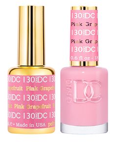 DND - DC Gel & Lacquer Duo (#071 - #144) Brand: DND Type: Duo Gel Country/Region of Manufacture: United States DND DC Duo 100% Pure Gel Pack: 1 Gel 0.6 oz + 1 Lacquer 0.6oz Matching Color. With the new formula, Daisy Gel Nail Polish system needs only Gel Color and Top Coat, eliminating the use of Base Coat and Bond. It lasts to 21 days. LED and UV cured. Nail Dip, Pink Grapefruit, Nail Supply, Professional Nails, Base Coat