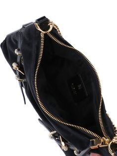 Black velvet Voyou Party shoulder bag Width: 24 cm Height: 14 cm Depth: 4 cm Handle height: 26 cmGender: WOMENMaterial: EXTERIOR: 100% FABRIC LINING: 95% COTTON 5% ACRYLICColor: BLACKMade in: ITProduct ID: BB50W0B1ZZ 001*Import tax/duty will be calculated at checkout (If applicable) Party Shoulder Bag With Zipper Closure And Top Handle, Luxury Crossbody Clutch With Zipper Closure, Evening Shoulder Bag With Zipper Pocket And Top Handle, Evening Clutch Shoulder Bag With Zipper, Evening Shoulder Bag With Top Handle And Zipper Pocket, Evening Clutch With Zipper Closure, Luxury Clutch Shoulder Bag With Zipper Closure, Luxury Clutch With Zipper Closure, Chic Evening Bag With Zipper Pocket