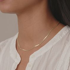 Venice Mini Necklace – gorjana 14k Gold Filled Fine Jewelry For Everyday Elegance, 14k Gold Filled Jewelry For Everyday Elegance, Fine Jewelry In 14k Gold Filled For Layering, Everyday Hypoallergenic Yellow Gold Necklace, Modern Recycled Gold Tarnish Resistant Jewelry, Modern Tarnish Resistant Jewelry For Gifts, Minimalist Box Chain Jewelry As Gift, Minimalist Yellow Gold Jewelry For Everyday Elegance, Classic Stackable Jewelry