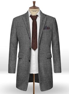 Tailored in a classic gray hue, the Vintage Glasgow Gray Tweed Overcoat is one of a kind that will hold eternal relevance in any suiting repertoire. Crafted from pure wool, the famous tweed is hard-wearing and warm and considered as an ideal fabric for dissipating the damp and cold weather. 
 
 With these contemporary staples making an almighty return to the mainstream, let our gray tweed overcoat become a key piece in your power dressing professional wardrobe. 
 
 You can change the look during Dressing Professional, Grey Tweed Suit, Herringbone Tweed Jacket, White Linen Suit, Green Velvet Jacket, Peaky Blinders Suit, Tweed Overcoat, Royal Blue Suit, Classic Gray