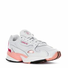 Find Adidas Falcon Low Sneakers Trainers Sport Women Shoes White/pink Size 7.5 on eBay in the category Clothing, Shoes & Accessories>Women>Women's Shoes>Athletic Shoes. Sporty Pink Sneakers With Rubber Sole, Pink Athleisure Sneakers With Rubber Sole, Adidas Pink Platform Sneakers For Streetwear, Pink Boost Midsole Lace-up Sneakers, Pink Platform Sneakers With Boost Midsole For Sports, Casual Pink Platform Sneakers With Boost Midsole, Pink Lace-up Sneakers With Boost Midsole, Pink Athleisure Sneakers For Streetwear, Pink Adidas Sneakers With Vulcanized Sole