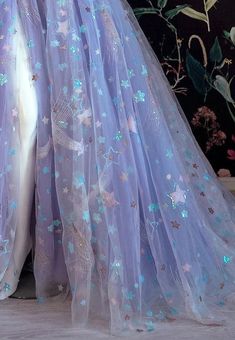 Purple léger A-line tulle floral hors épaule chérie robes de bal de soirée Purple Princess Dress With Sweetheart Neckline, Stars Prom Dress, Dresses 18th Birthday, Purple Tulle Dress, Star Prom Dress, Lilac Prom Dresses, Purple Tulle, Backless Bridal Gowns, Hi Friend