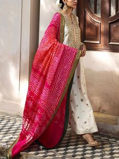 Raw Silk Churidar With Dupatta, Navratri Dola Silk Churidar, Wedding Salwar Kameez With Dupatta In Slub Silk, Wedding Palazzo Set With Dabka Work In Slub Silk, Banarasi Silk Kurta With Gota Work, Semi-stitched Slub Silk Kurta With Dupatta, Elegant Slub Silk Churidar For Wedding, Eid Gota Work Churidar, Art Silk Sharara With Dupatta