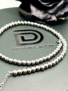 Let's Make a Statement! Our 6mm Stainless Steel Beaded Necklace are Handmade necklaces. They are the perfect accessory for any occasion. They are long lasting, Tarnish Free and Waterproof! 🖤 Each necklace is made to order with 6mm High Quality Stainless Steel beads with an 2 inch Stainless Steel extension chain. 🖤These necklaces are perfect for layering and can be paired with other necklaces. 🖤 All necklaces are sold separately.  RETURNS & REFUNDS POLICY We now offer exchanges & returns. If for any reason you order the wrong size or style item, you may exchange/return your item with 7 days of delivery. Please keep in mind the following conditions: * Buyer is responsible for return shipping costs * Exchange/return will only be excepted if item is in original condition. No Exceptions. * I Sliver Necklace, Steel Extension, Necklace For Her, Bead Necklace, Beaded Necklaces, Handmade Necklaces, Etsy Accessories, Beaded Necklace, Jewelry Necklaces