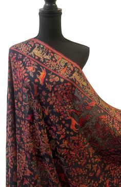 100% Pure High Quality Pashmina . The Measurement of this stole is 40 inches by 80 inches. The shawl has Subtle Sheen of Gold Thread. . It's a 100% Kani Shawl . What is Kani ? Kani is the style of weaving . Kani shawl is made from pashmina on a handloom. Kani shawls use needles made from cane or wood. It is super light in weight but will keep you warm. While we try our best to make sure the color is close to the actual color of the shawl , there might be some variation due to camera lens and lig Traditional Pashmina Scarf For Weddings, Pashmina Scarves For Weddings And Festivals, Traditional Wedding Scarves With Motifs, Traditional Jamawar Scarves For Wedding, Wedding Scarves With Traditional Patterns For Festivals, Jamawar Scarf For Weddings And Festivals, Motif Scarves For Weddings And Festivals, Wedding Scarves With Motifs For Festivals, Wedding And Festival Scarves With Motifs