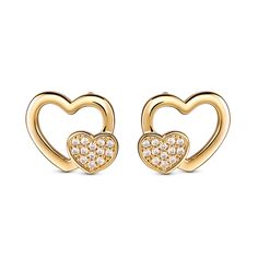 Silhouette Earring, Heart Jewellery, Girl Silhouette, Chic Earrings, Heart Studs, Small Heart, Girls Earrings, Online Earrings, Better Together