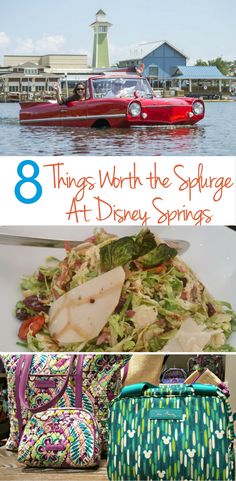 the 8 things worth the sprige at disney springs, including lunch bags and purses