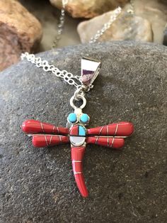 *Brand new *Sterling Silver dragonfly necklaces *Gemstone: Red coral *Box chain length: 18 inches *Jewelry ship in gift box *Cabochon may vary color *Free shipping in USA *Ready to ship Thank You For Looking ,And Check Out More Items In My Etsy Shop For More Great Deals, Also We Add More Jewelry To Etsy Shop Https://www.etsy.come/shop/abq925 Sterling Silver Dragonfly Necklace, Necklaces Gemstone, Red Dragonfly, Silver Dragonfly Necklace, Dragonfly Necklace, Dragonfly Pendant, Necklace Red, Color Free, Red Coral