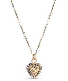 ITEM INFORMATION Made in Italy Product Type Necklace Condition New Gender Women's Total Item Weight 8.7 grams (approx.) Clasp Type Lobster Claw Clasp MATERIAL INFORMATION Material Type(s) 14k Two-Tone White Gold Necklaces With Heart Pendant And Heart Beads, Elegant Heart Pendant Necklace With Box Chain, Gold Necklace With Diamond Heart Cut, Elegant Necklace With Heart Pendant And Box Chain, Elegant Yellow Gold Charm Necklace With Heart Beads, Elegant Heart Necklace With Box Chain, Elegant Yellow Gold Charm Necklaces With Heart Beads, Gold Diamond Pendant Necklace With Heart Charm, Gold Diamond Heart Pendant Necklace With Delicate Chain