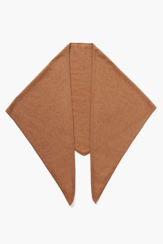 Woven from a blend of cashmere and wool, this sleek brown triangle scarf is a modern addition to our scarf collection. Drape or knot it loosely over the shoulders for a casual yet considered look. 70% Wool, 30% Cashmere. 180" x 64" Woven in Inner Mongolia. Classic Brown Shawl Scarves, Brown Wool Shawl Scarf, Brown Cashmere Shawl, Brown Pashmina Shawl For Winter, Brown Pashmina Shawl For Fall, Brown Wool Shawl For Fall, Brown Shawl Wrap For Fall, Brown Fall Pashmina Shawl, Fall Brown Shawl Wrap