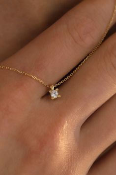 Tiny Solitaire Necklace, 14K Solid Gold Anniversary Necklace, Dainty initial Solitaire Pendant, Minimalist 14K Gold Solitaire Pendant, Summer Jewelry, 14K Gold Chain Necklace, Birthday Gift, Christmas Gift, Solid Gold Necklace, Valentine's Day Gift "Material: SOLİD GOLD (No Gold Filled Or No Gold Plated)" "KARAT: 14K (585) "Pendant Length: 4,3 MM "Pendant Width: 4,3 MM "Available Gold Color: (Yellow Gold, White Gold, Rose Gold) "The certificate will be sent with the product. ORDER PROCESS * Choo Engagement Necklace, Engagement Necklaces, Pendant Minimalist, Anniversary Necklace, Solitaire Necklace, Solid Gold Necklace, Gold Anniversary, Solitaire Necklaces, Necklace Minimalist