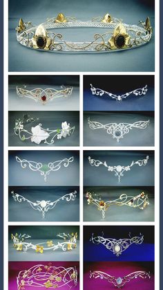 Elvish Style, Kalung Choker, قلادات متدلية, Seni Dan Kraf, Kraf Diy, Magical Jewelry, Fantasy Dress, Fantasy Jewelry, Tiaras And Crowns