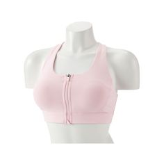 Complete with moisture-wicking technology, this women's Tek Gear sports bra is a fitness essential. Complete with moisture-wicking technology, this women's Tek Gear sports bra is a fitness essential. Perfect for medium-impact exercises such as biking Tru-Dry technology wicks moisture away from the body to keep you comfortable Lightly padded cups Zipper locks in place when flipped down Hook and eye closure keeps you secure Racerback with keyhole accent Tag free Wire freeFABRIC & CARE Polyester, s Medium Support Racerback Sports Bra For Light Exercise, Fitted Bra With Built-in Padding For Light Exercise, Light Exercise Racerback Sports Bra, Supportive Racerback Sports Bra For Light Exercise, Functional Stretch Sports Bra For Light Exercise, Compression Racerback Sports Bra For Light Exercise, Workout Stretch Racerback Bra, Fitted Racerback Bra For Light Exercise, Racerback Bra With Medium Support For Light Exercise