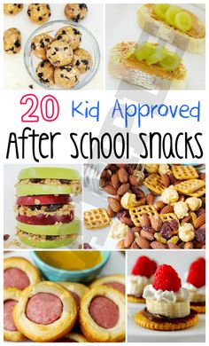 20 kid approved after school snacks