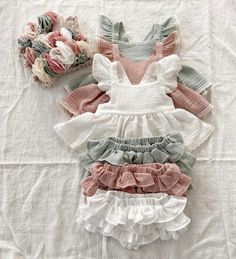 Kids Ruffle Dress, Lace Ruffle Dress, Baby Mode, Criss Cross Dress, Vintage Baby Girl, Pieces Of Clothing