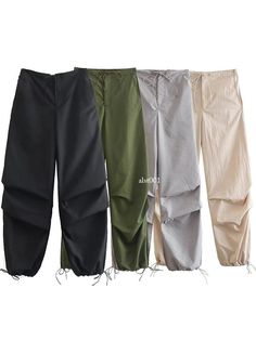 Cargo Pants Vintage, Celana Kargo, Parachute Cargo Pants, Parachute Cargo, Casual Cargo Pants, Baggy Sweatpants, Baggy Cargo Pants, Baggy Trousers, Pants Vintage