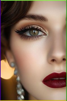 Gold Tone Makeup, Blurred Lips, Soft Autumn Makeup, Winter Wedding Makeup, Warm Makeup, Thanksgiving Makeup, Fall Wedding Makeup, Smokey Eye Makeup Look, Wedding Guest Makeup